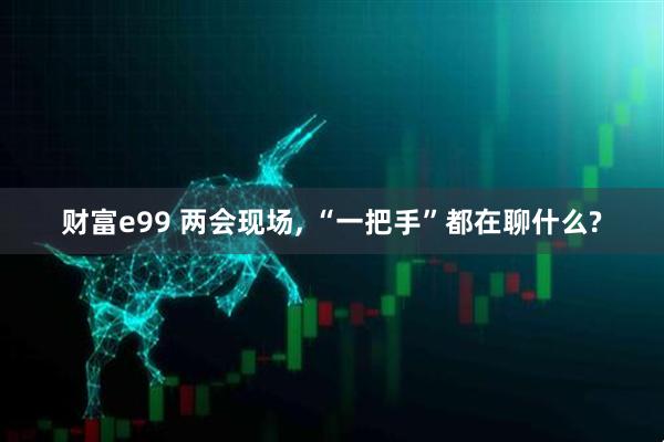 财富e99 两会现场, “一把手”都在聊什么?